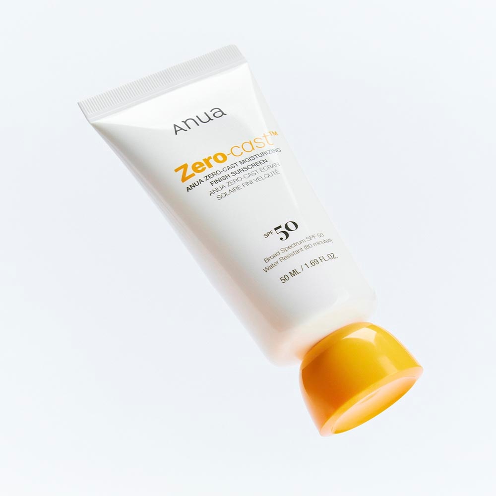 ANUA ZERO-CAST MOISTURIZING FINISH SUNSCREEN (PROTECTOR SOLAR SPF 50 RESISTENTE AL AGUA)